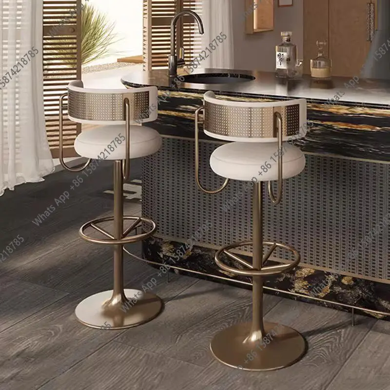 

Y Minimalist Black Bar Stool Chair Swivel Modern Italian Sturdy Dining Chairs Ergonomic Unique Sillas De Comedor Dining Furnitur