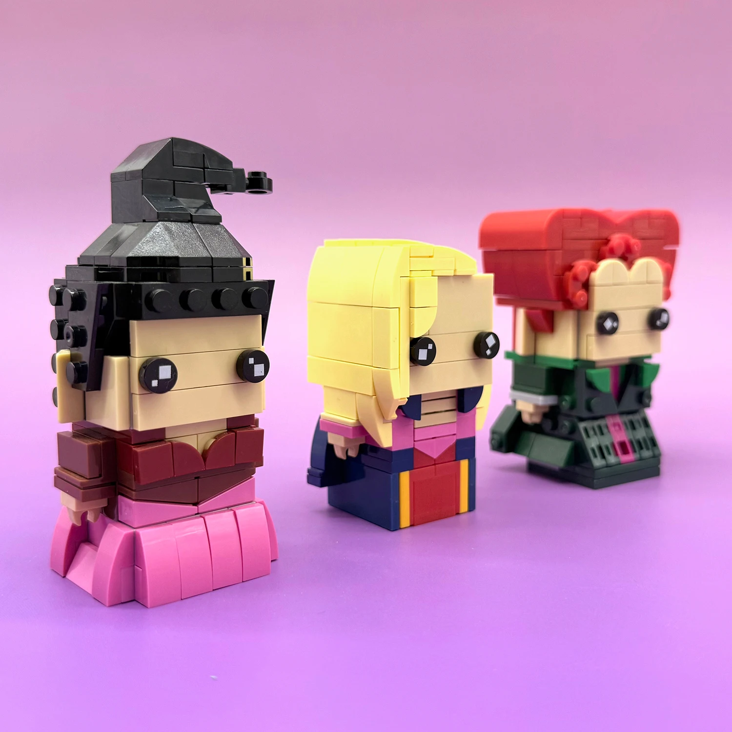 MOC Classic Fairy Tale Witch, Magic Book, Elf Building Block Set Cartoon Action Figures Model Brick Movie Collection Xmas Gift