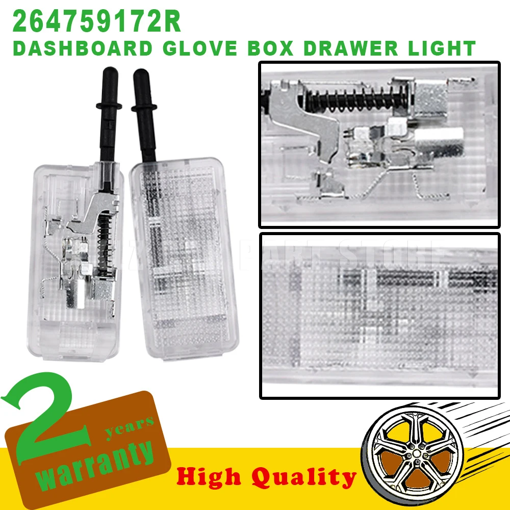 Car Accessories Dashboard Drawer Glove Box Storage Box Light New For Renault Clio Megane MK4 Captur Latitude 1Pc OEM 264759172R