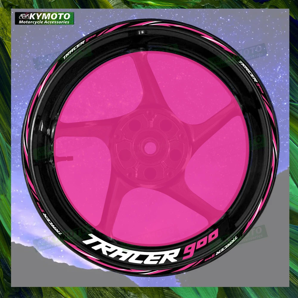 

For TRACER900 TRACER 900 reflective motorcycle accessories wheel sticker 17 inch wheel rim stripe decal fairing accessories