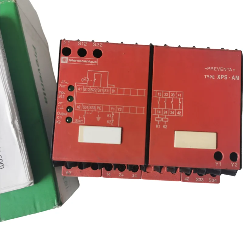 متوفر في المخزون ومرحل أمان S-chneider XPSAT5110 ثنائي القناة XPSAT5110 مرحل مستقر