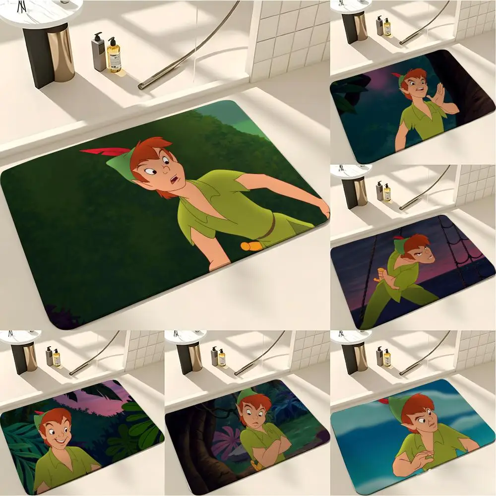 anime P-PeterS PanS Floor Mat Absorbent Floor Mat Non-Slip Entrance Rug for Bathrooms Restrooms and Toilets