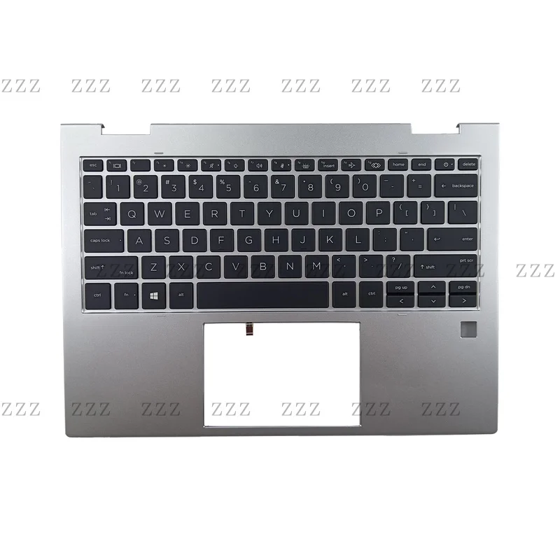 ZZ For HP Elite x360 830 G10 palmrest upper case w/ backlit keyboard N45510-001