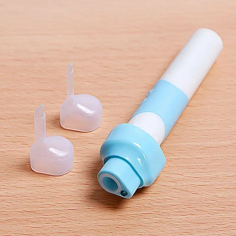 Safety Electric Cordless Vacuum Earwax Remover Ear Wax Removal Cleaner Cleaning Tool with LED Light Powerful P31B