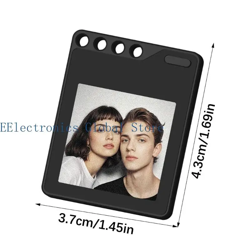 

462B Mini Luggage Label 1.54inch Digital Electronic Badges For Travel