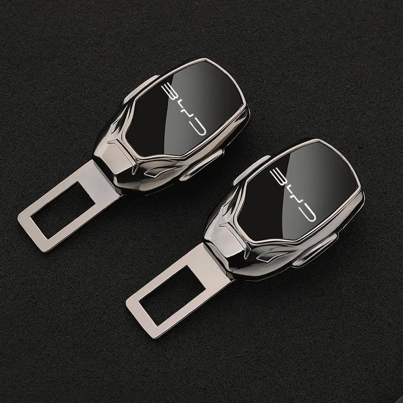 Car Seat Belt Extension Plug Buckle Seatbelt Clip Adjustable Extender For BYD Han Song Tang Qin PLUS Atto 3 Auto Accessories