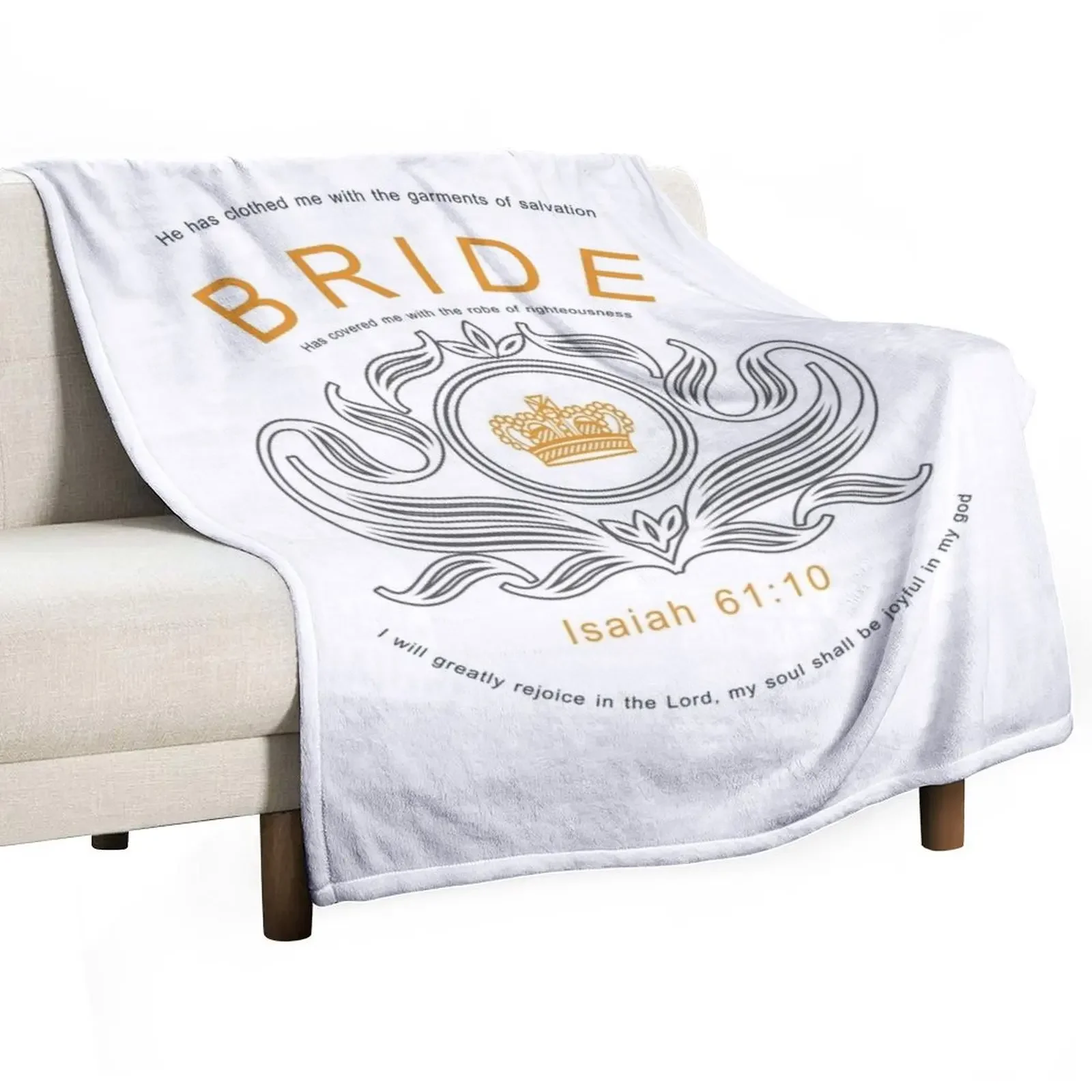 Überwurfdecke „Braut Christi“, luxuriöse Überwurfdecke für Halloween, riesiges Sofa, Sommerdecken