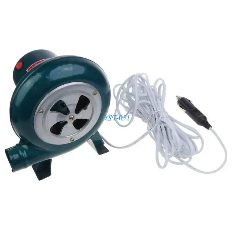 

E15A Universal 12V 40W/80W Car Socket Powered BBQ Fan Barbecue Air Blower Camping Hair Dryer Tool Electric Blower Blacksmith