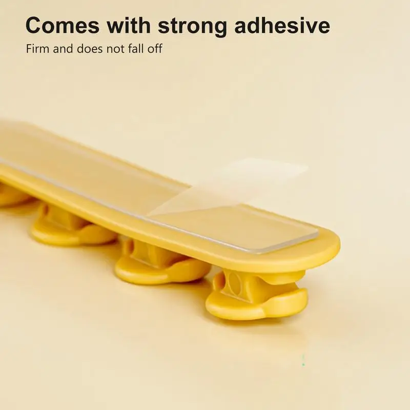 Organizador do cabo do Desktop USB, clipes de gerenciamento organizados, suporte do cabo para o mouse, fone de ouvido