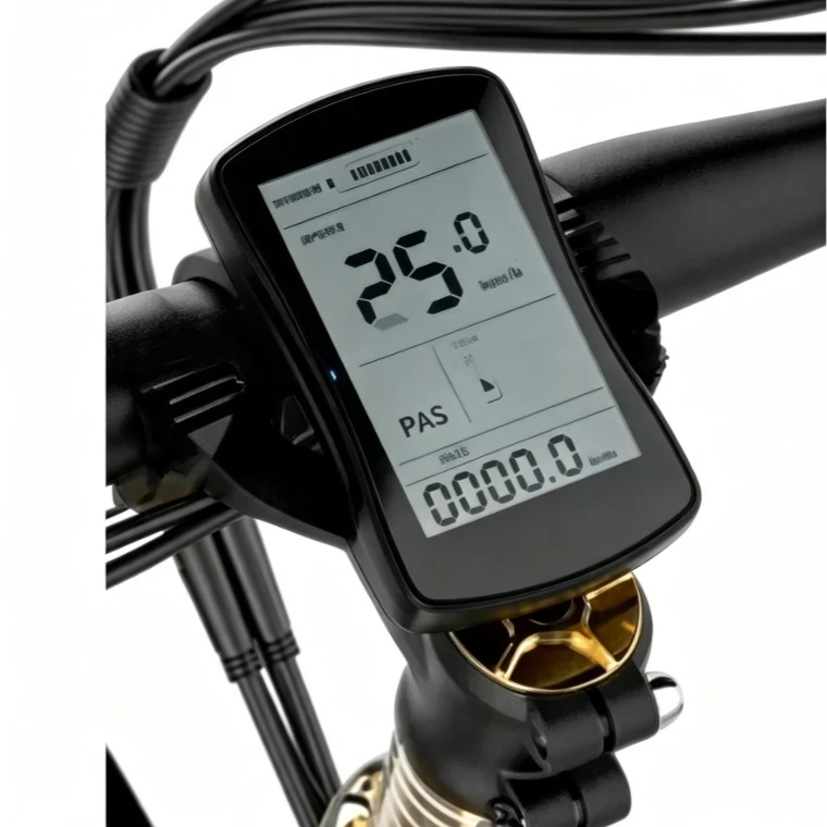 Blue 48V Universal Lithium Ebike LCD Meter Digital Display Instrument For Electric Bicycle Retrofit Replacement Parts