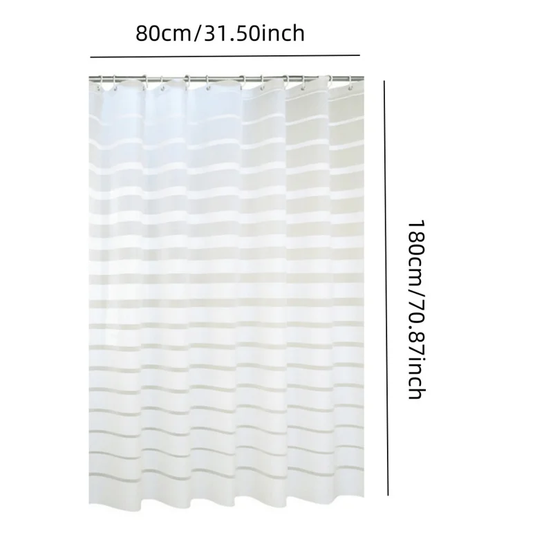 1pc Bathroom Waterproofing Curtains PEVA Waterproof Shower Curtain Bathroom Partition Curtain Bathroom Decoration Accessories