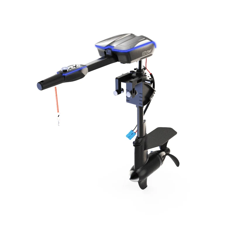 New EZ-Outboard X10 10HP Electric Trolling Motor Vector Control 2600RPM MAX Direct Drive Battery Powered for Fishboat