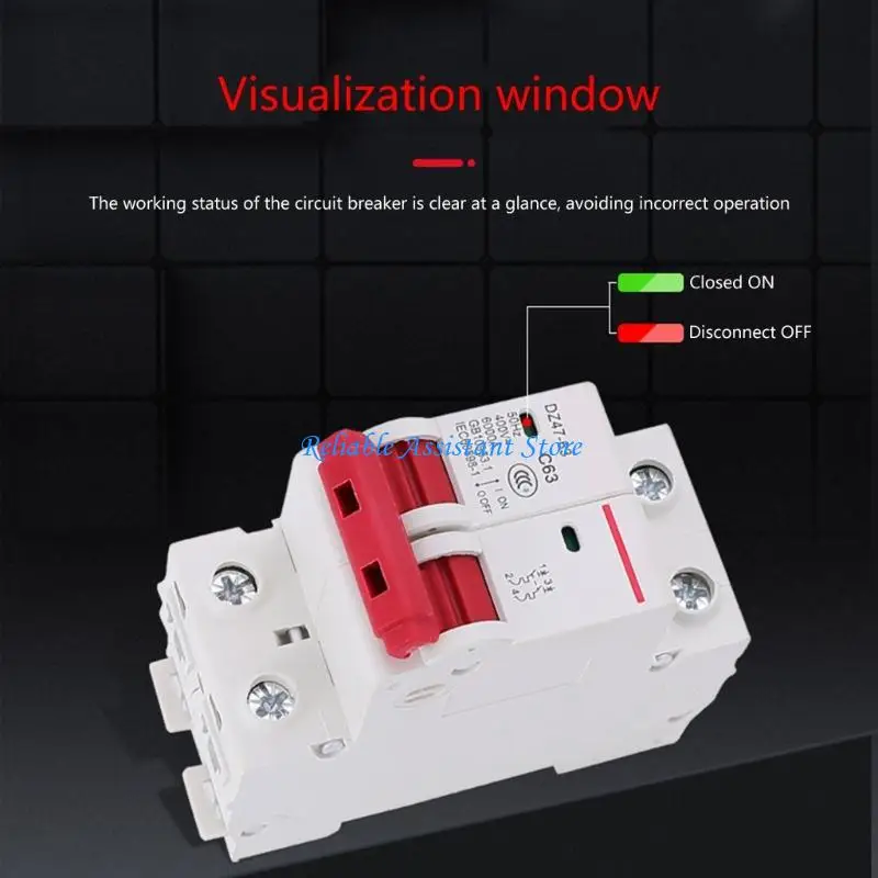

N58C 2P 1000V Энергетическая система потоки выключает Din Mounting Ionsolators Switches Tool