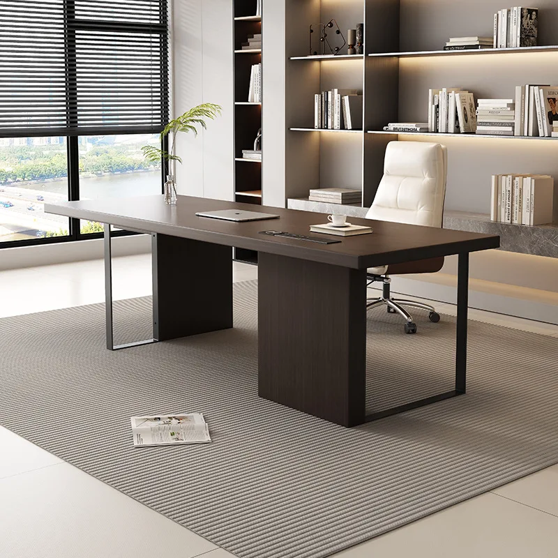 Modern Solid Wood Durable Healthy Desk And Chair Set For Home Study And Office Computer Use