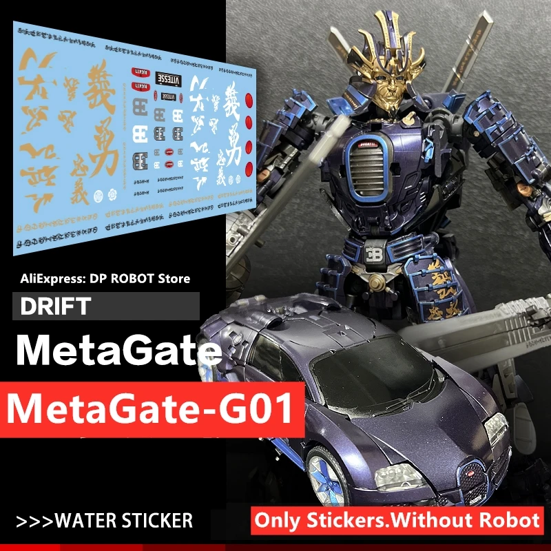 So Perfect Water Sticker Kit de mise à niveau pour la transformation MetaGate-G01 Haiku MG Drift MP Action Figure Accessoires