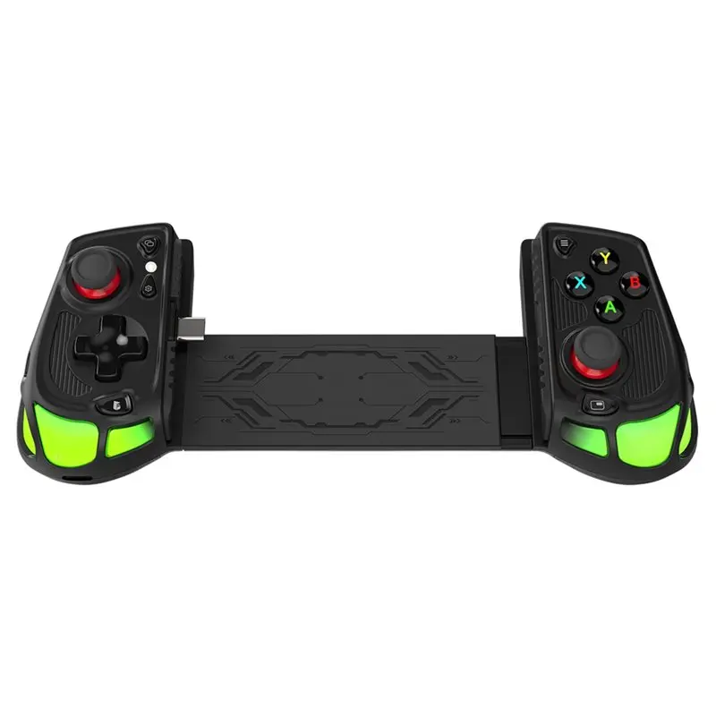 ~【On Sale】Type-C Android Ios Mobile Gaming Controller Wired Bluetooth Stretch Game Controller For Android Ios Phone Turbo Auto-F