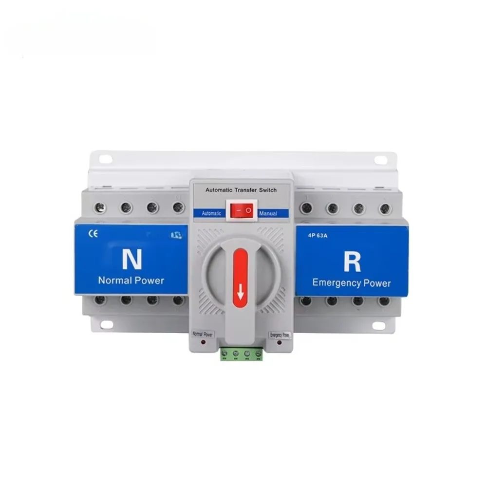 400A 3P Automatic Transfer Switch PC Grade 120V 3 Phase Dual Power Controller Changeover Switch for Generator