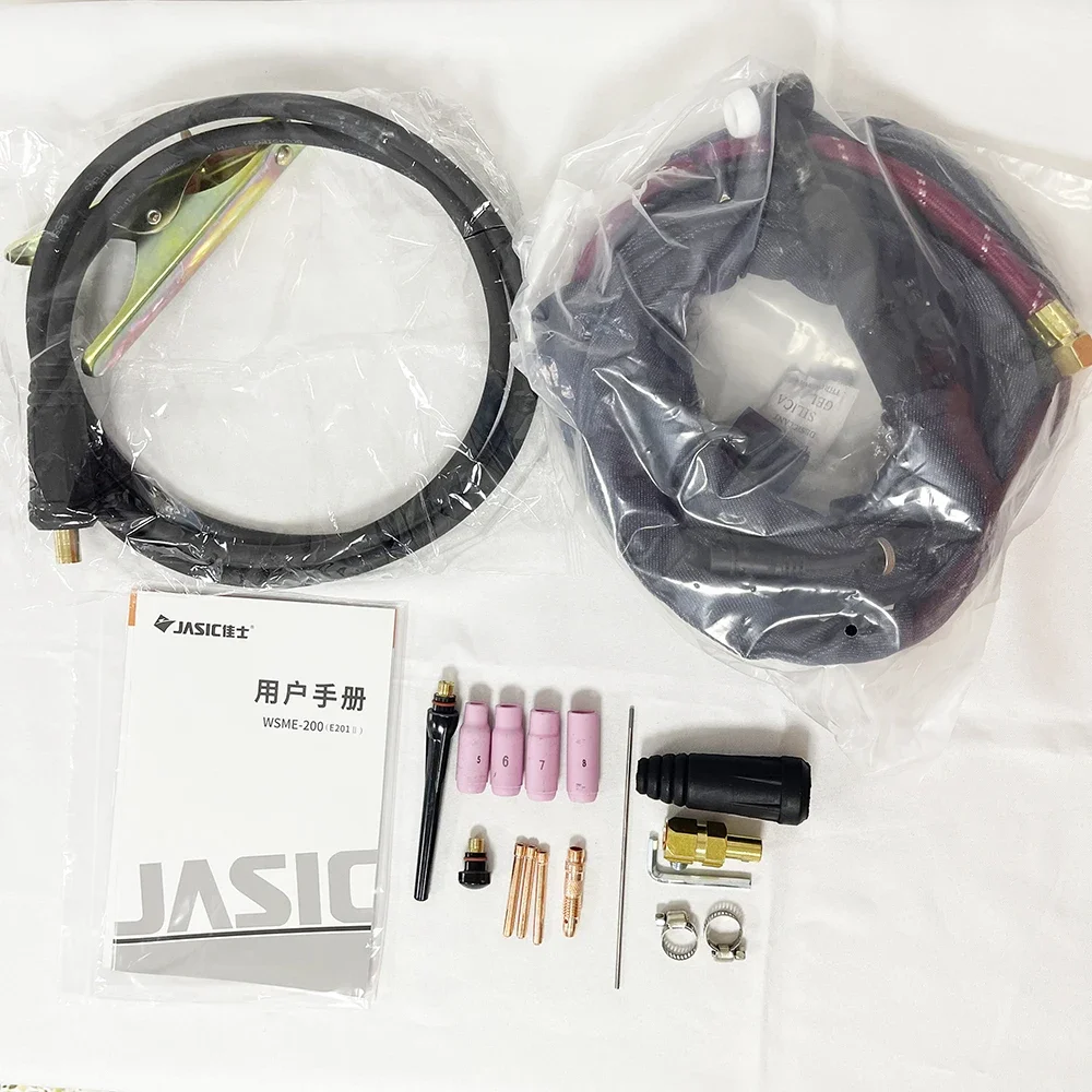 For JASIC AC220V Air Cooled WSME-200 TIG-200P IGBT Digital Inverter AC DC Pulse Argon Arc Fully Automatic Welding Machine Welder