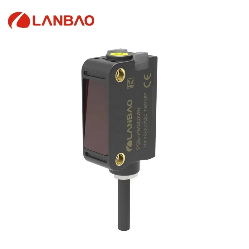 5m Optical Sensors NPN NO+NC Laser Photoelectric 10-30VDC Rated Distance