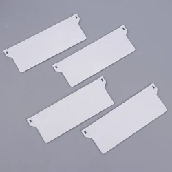 10pcs Plastic Base Plate Set Of 10 Portable Vertical Blind Bottom Weights Slats Durable Curtain Accessories