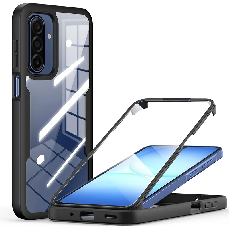360-Grad-Ganzkörper-eingebauter Displayschutz für Samsung Galaxy A17 A16 A15 A14 A13 A12 A56 A55 A54 A53 A36 A35 5G-Abdeckung