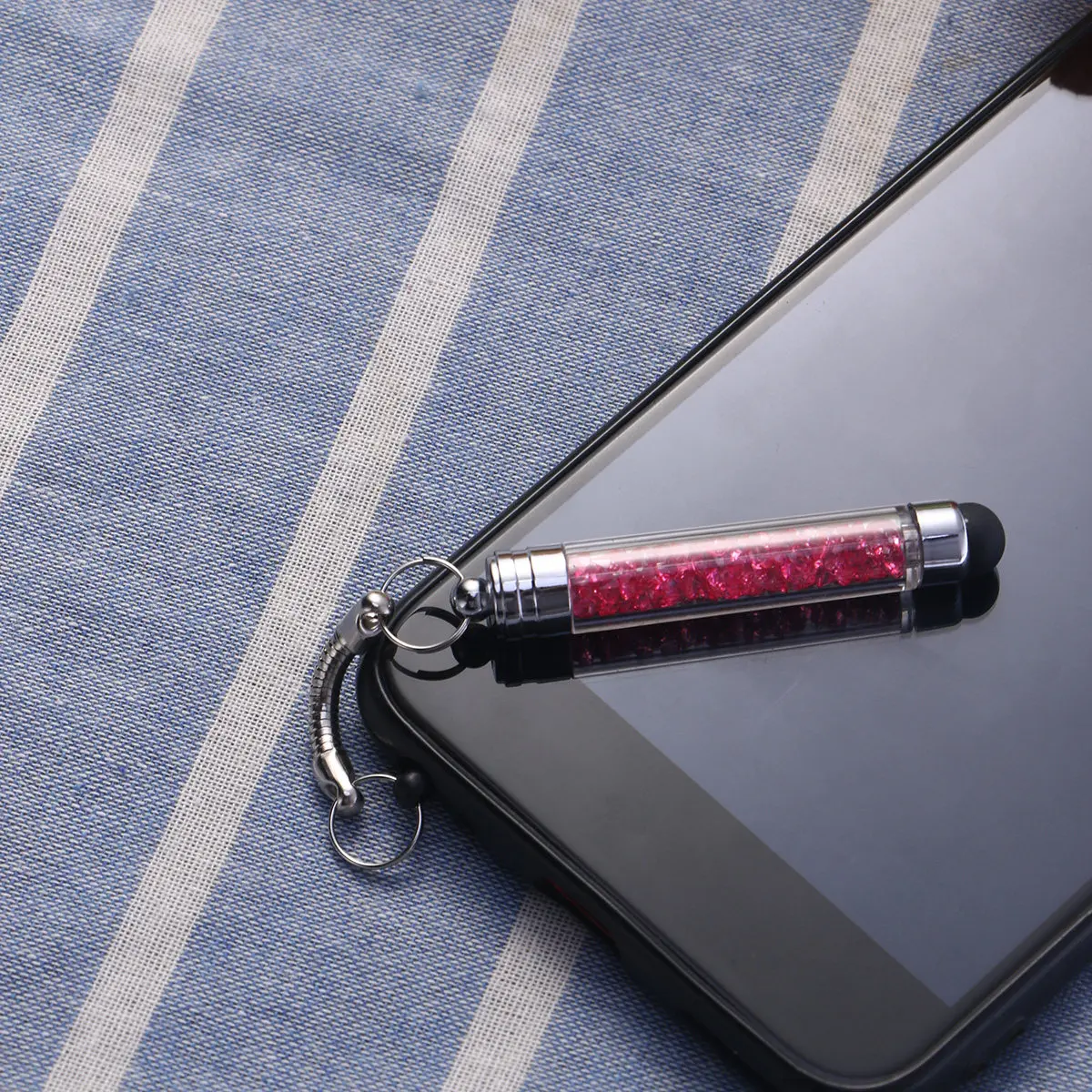 10Pcs Crystal Capacitive Pen Stylus for Tablets Smooth Writing Ultra-Responsive Rubber Tip Luxury