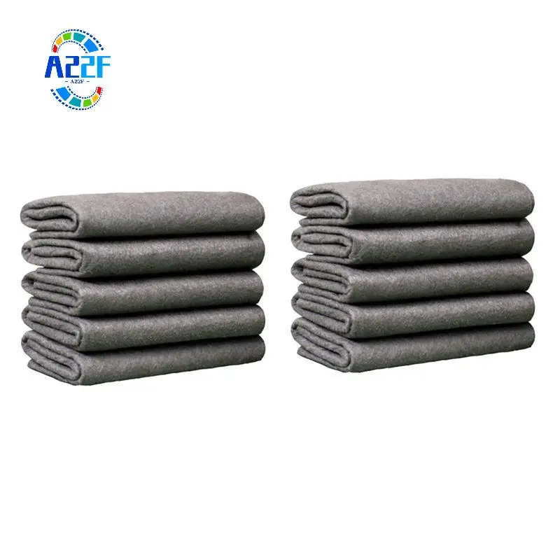 A22F-10PCS Thickened Magic Cleaning Cloths For Glass, Microfiber Cleaning Cloth, Microfiber Rag For Window, Cars 30X40cm