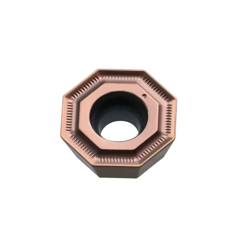 ODMT0605-NN Square PVD Coated Face Milling Inserts 8 Edges Carbide Fast Feed Milling Cutter OEM for CNC Cutting Tool