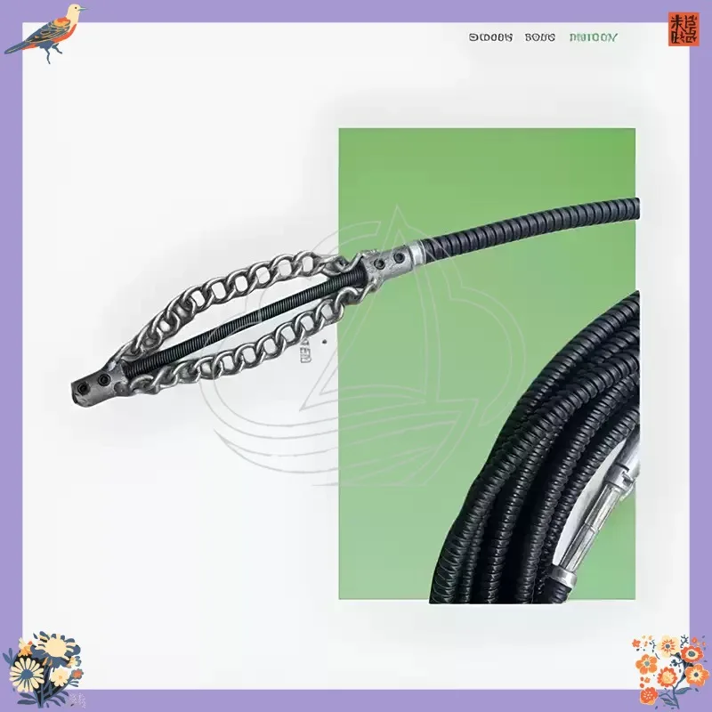 

Heavy Duty Spring Sewer Dredger, Electric Pipe Cleaning Tool for Drain Clog & Oil Removal