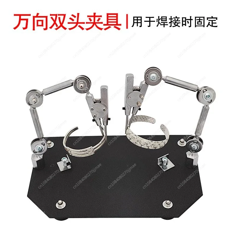 Welding Fixture Three Hands Table Clamp Double Head Welding Fixture Paving Table Welding Clamp