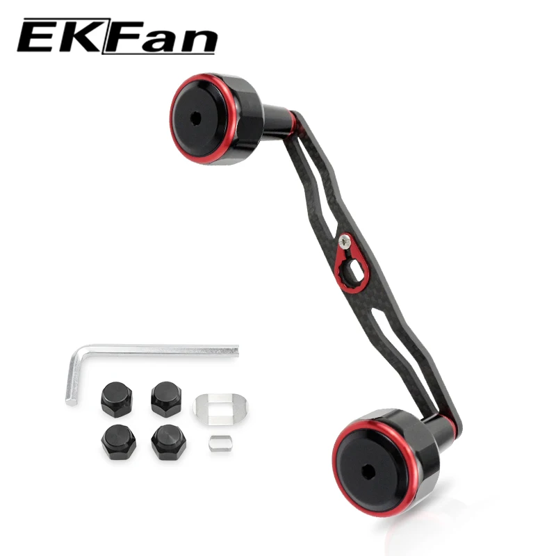 Mango de carbono EKFan ultraligero 140mm para caña de casting