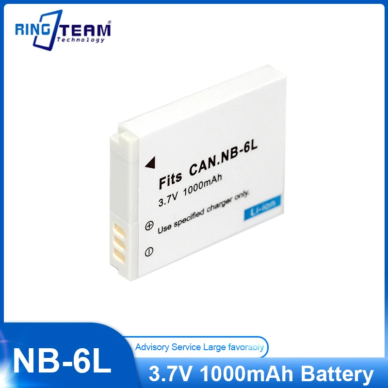 NB-6LH NB6L NB-6L Digital Battery for Canon Power-shot Camera HS SX520 SX530 SX540 SX600 SX610 SX700 SX710 IXUS 95 200 210 105