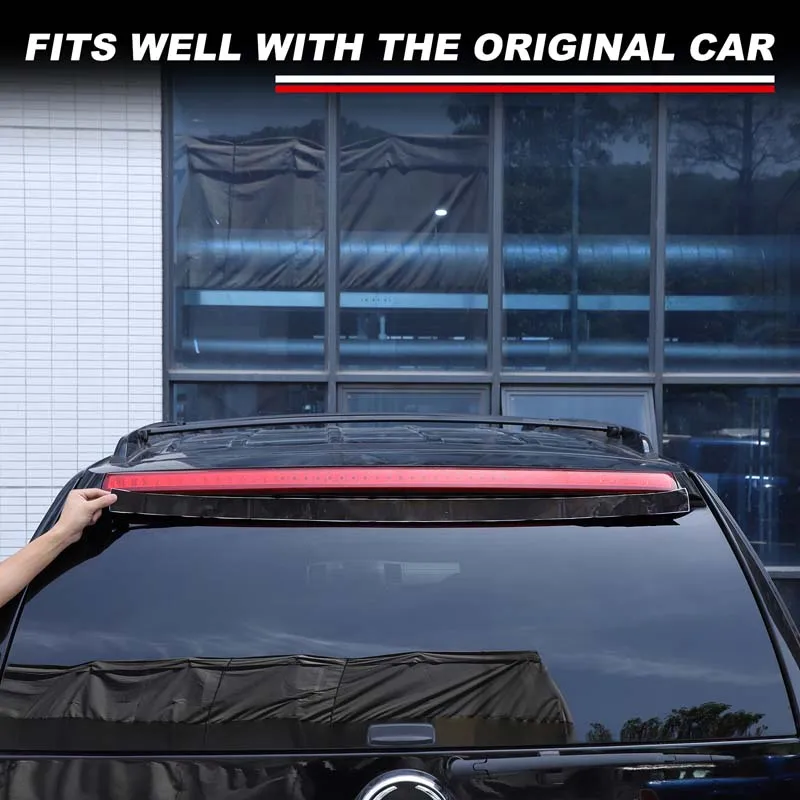 

metyoucar For Cadillac Escalade 2007-2014 PVC Black Car rear High-Mounted Brake Light Decorative Film Sticker Car Accessories