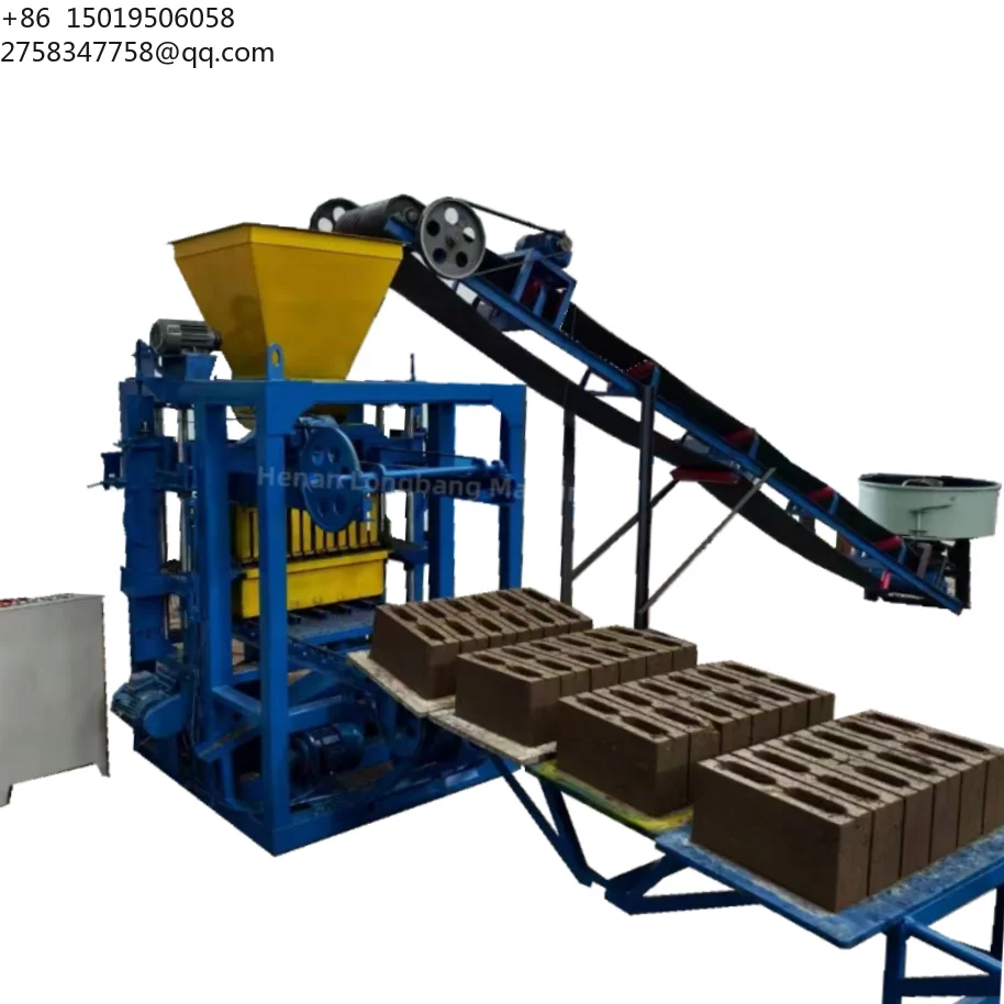 LY High Efficiency 4-26 Brick Making Machine Hot Selling Southeast Asia Vibration Hollow Block Making Machine