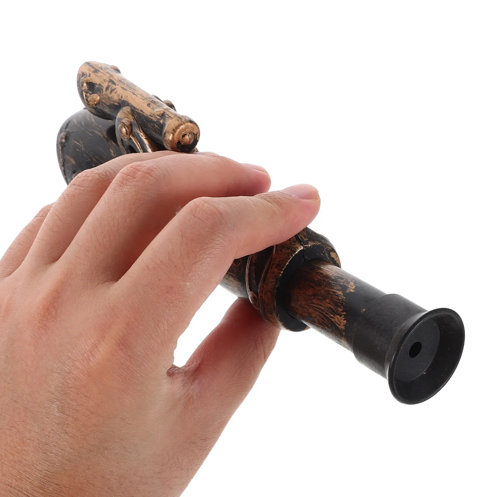 2Pcs Pirate Children Mini Collapsible Monocular Telescope Portable Telescope for Kids Pirate Party Favor Exploration