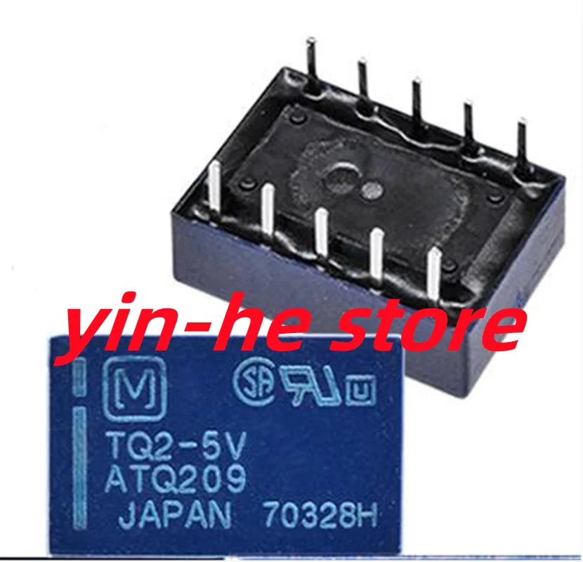 2PCS TQ2-5V Signal relay TQ2-5V ATQ209 TQ2-5VDC TQ2-DC5V  Two open and two close