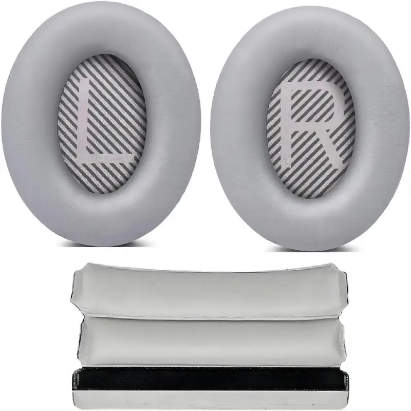 High Quality Headband Cushion and Ear Pads Replacement for Bose Quiet Comfort 25 35 (QC25 QC35) and QuietComfort 35 II (QC35ii)