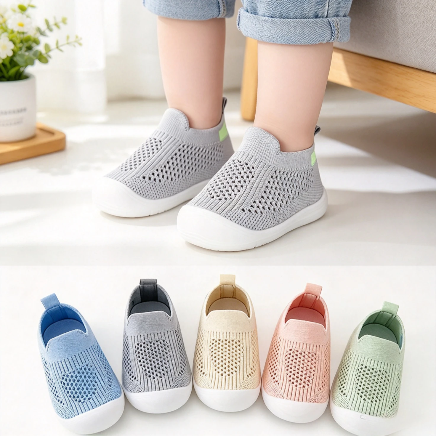 Boys Mesh Breathable Toddler Shoes, Wear-resistant Non Slip Comfortable Sneakers, Summer Autumn Baby Boy Shoes