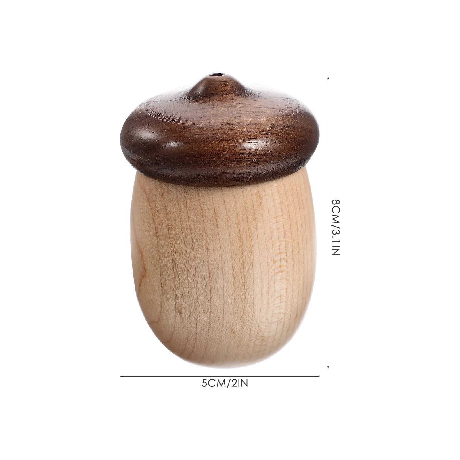 Wooden Cotton Bud Holder Toothpick Dispenser Reusable Desktop Storage Box for Bathroom Home Office Decor