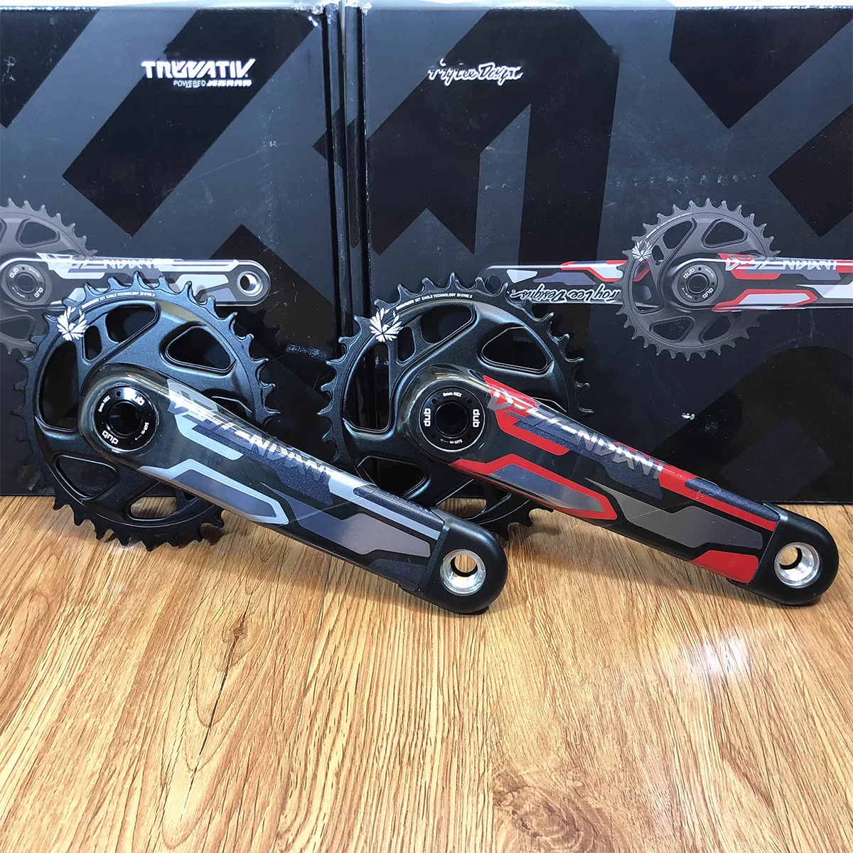 TRUVATIV DESCENDANT TLD CoLab Crankset Available in 165mm, 170mm and 175mm, all with a 32t direct mount chainring