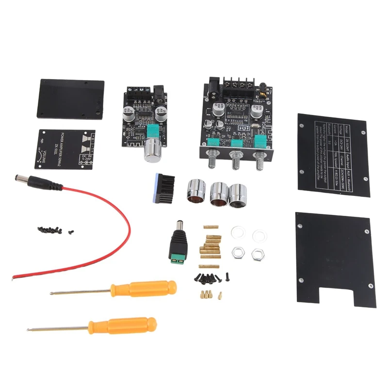 

FULL-ZK-502MT 502L Bluetooth Amplifier Board 2.0 Channel High Power Audio Stereo Amplifier Board 2X50w Bass Sound AMP