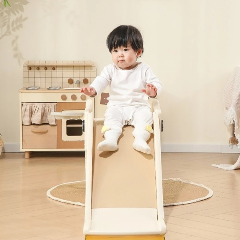 안전한 아기 미끄럼틀 실내 놀이터 어린이 미끄럼틀 장난감 곡선형 플라스틱 3세 어린이 미끄럼틀 안정적인 가정용 미끄럼 방지 계단 미끄럼틀