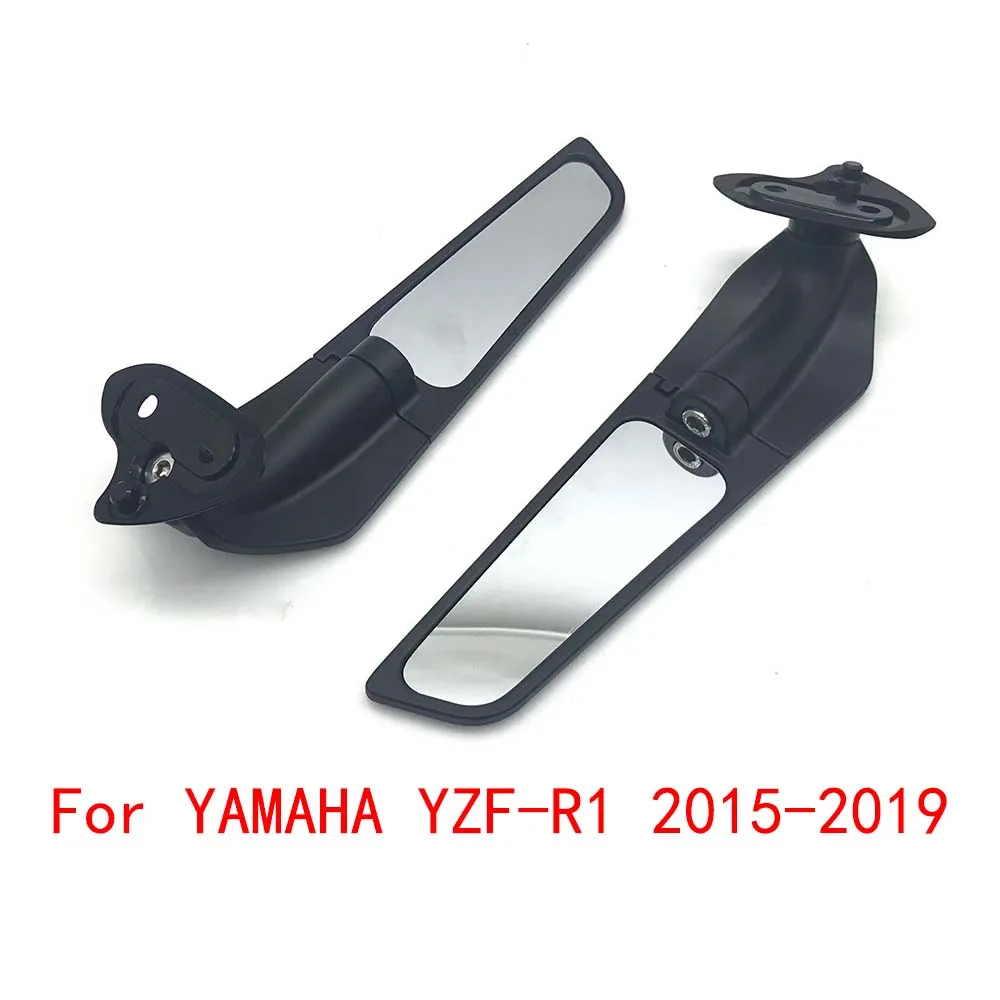 

Motorcycle Adjustable Rotating Rearview Mirror Modified Wind Wing Winglets Accessories For YAMAHA YZF-R1 2019 2018 2017-2015