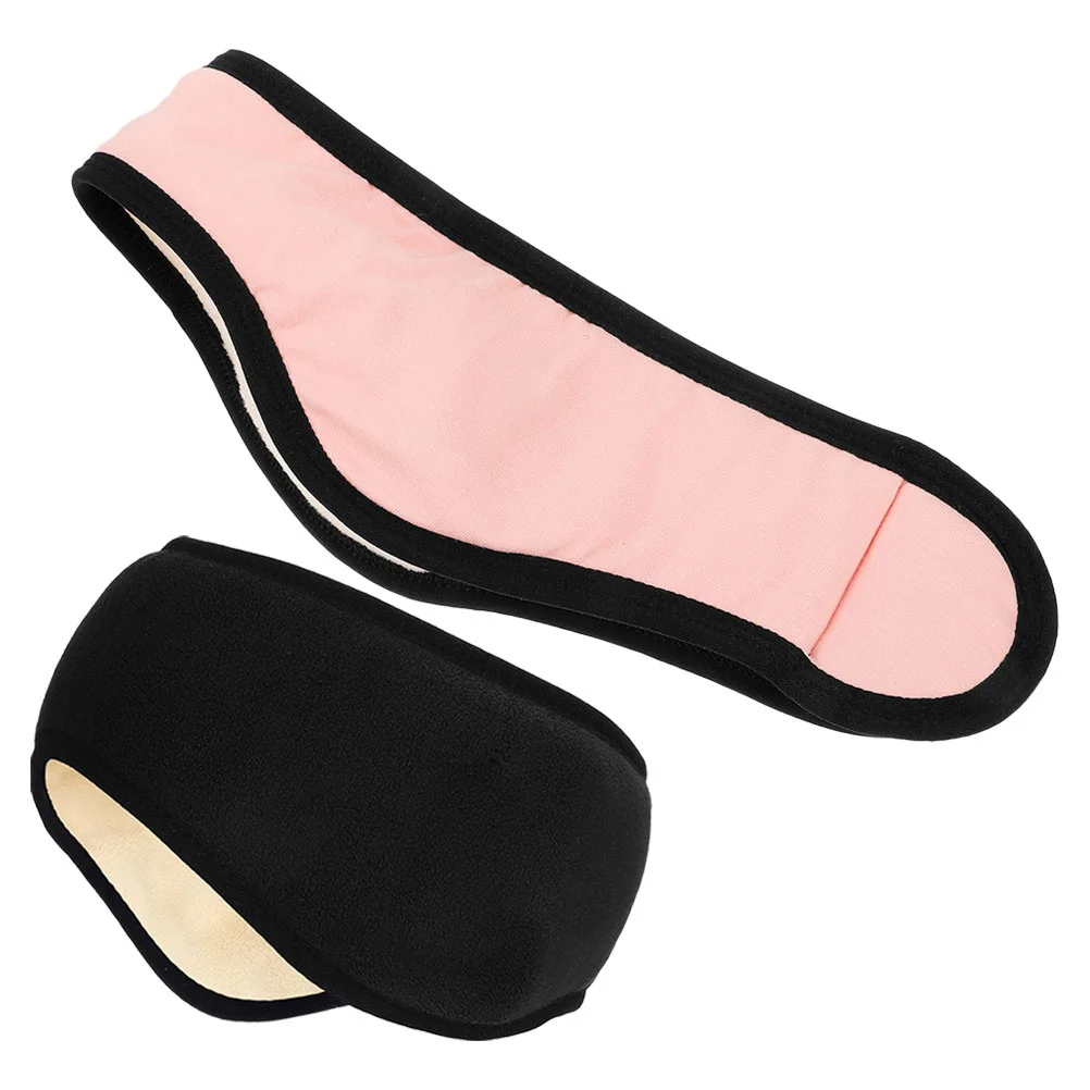 2 قطعة غطاء للأذنين الشتاء النوم الأذن يغطي لينة الحد من الضوضاء تدفئة الأذن مريحة للرجال النساء غطاء للأذنين للنساء