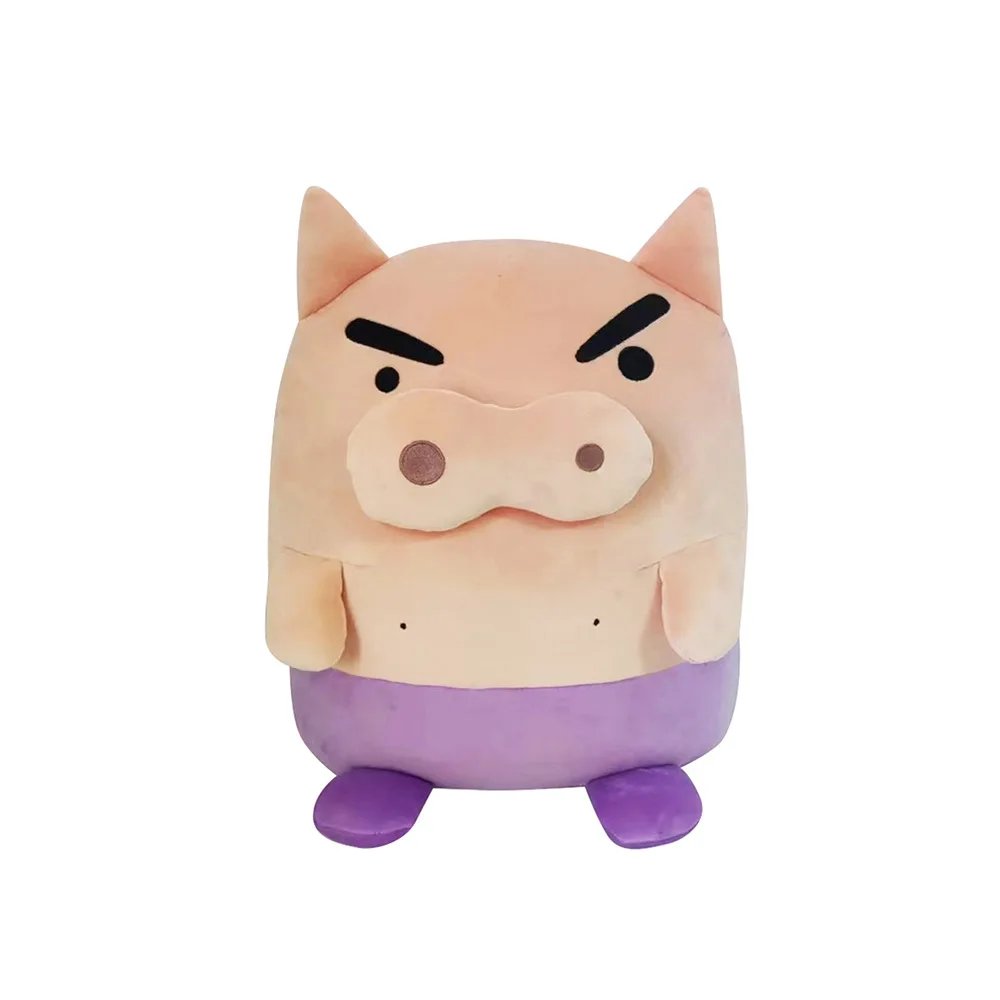 Shinchan Cartoon Shaped Plush Throw Pillow Fluffy Soft Cushion Wholesale Home Sofa Decor Stuffed Toy Collectible Daily Present