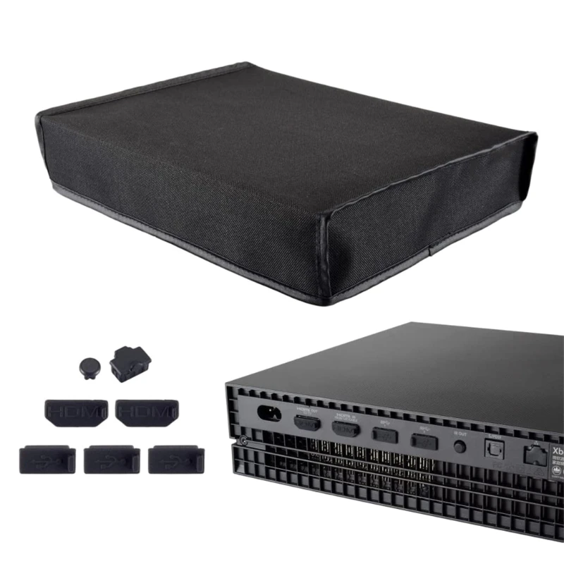 1 Set Stof Stekkers Host Stof Protectors Game Disc Hdmi-Compatibele Poort Beveiligingen Cover Voor Xbox One X Game console