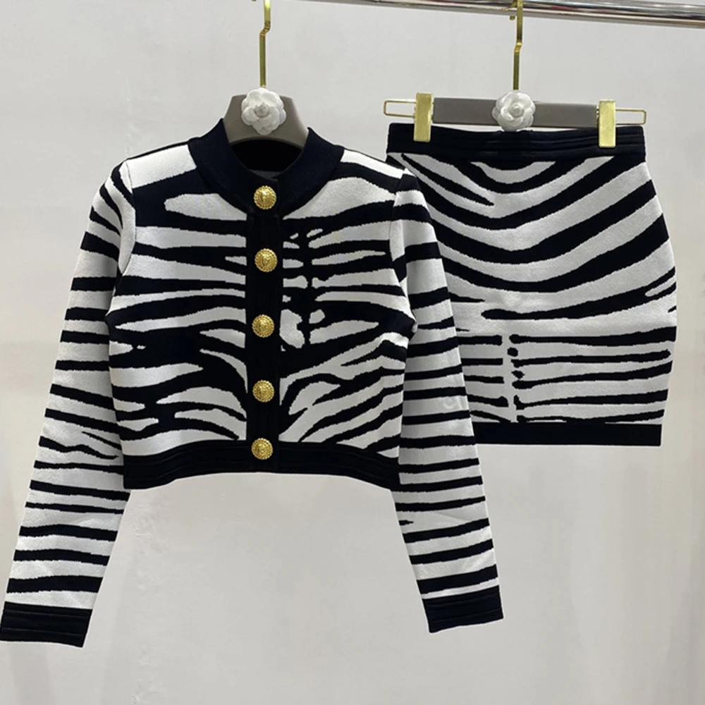 

Autumn Winter New 2025 Women's Striped Cardigans Long Sleeve Knitted Sweaters Tops O Neck Casual Vintage Knitwears Jersey Mujer