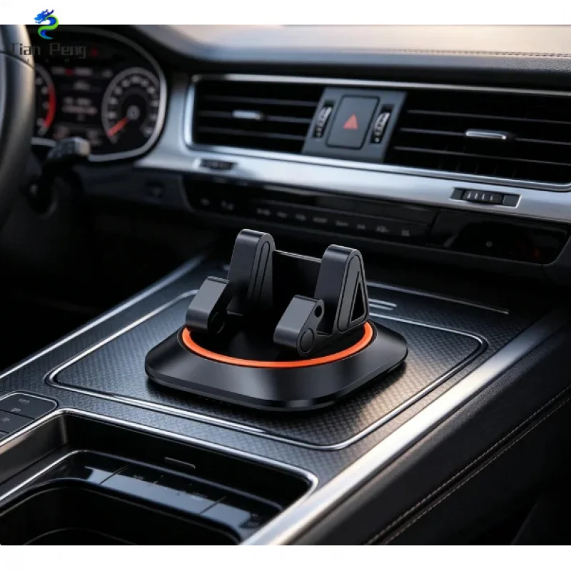 for Phone Premium 360° Rotating Car Mount Bracket Dashboard Holder Stable Firm Support Auto Navigation Black