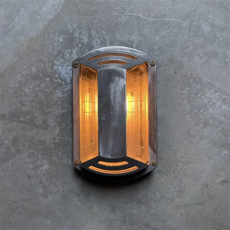 2026 Vintage Industrial Cast Aluminum Waterproof Outdoor Wall Light IP65 For Yard Cafe Bar Store Front Exterior Decor Lighting