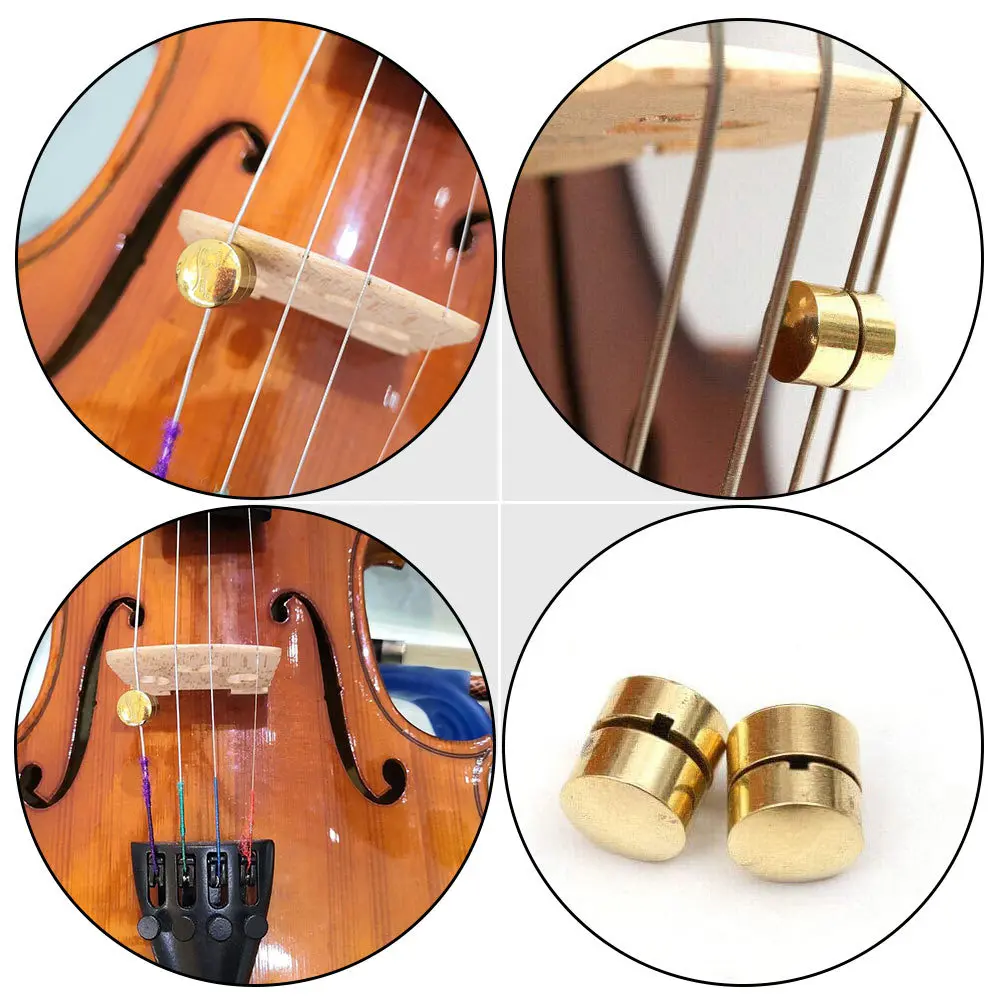 

1pc Brass Cello Wolf Tone Mute Durable Instrument Accessory For Violoncello Wolf Note Suppressor Smooth Sound Performance